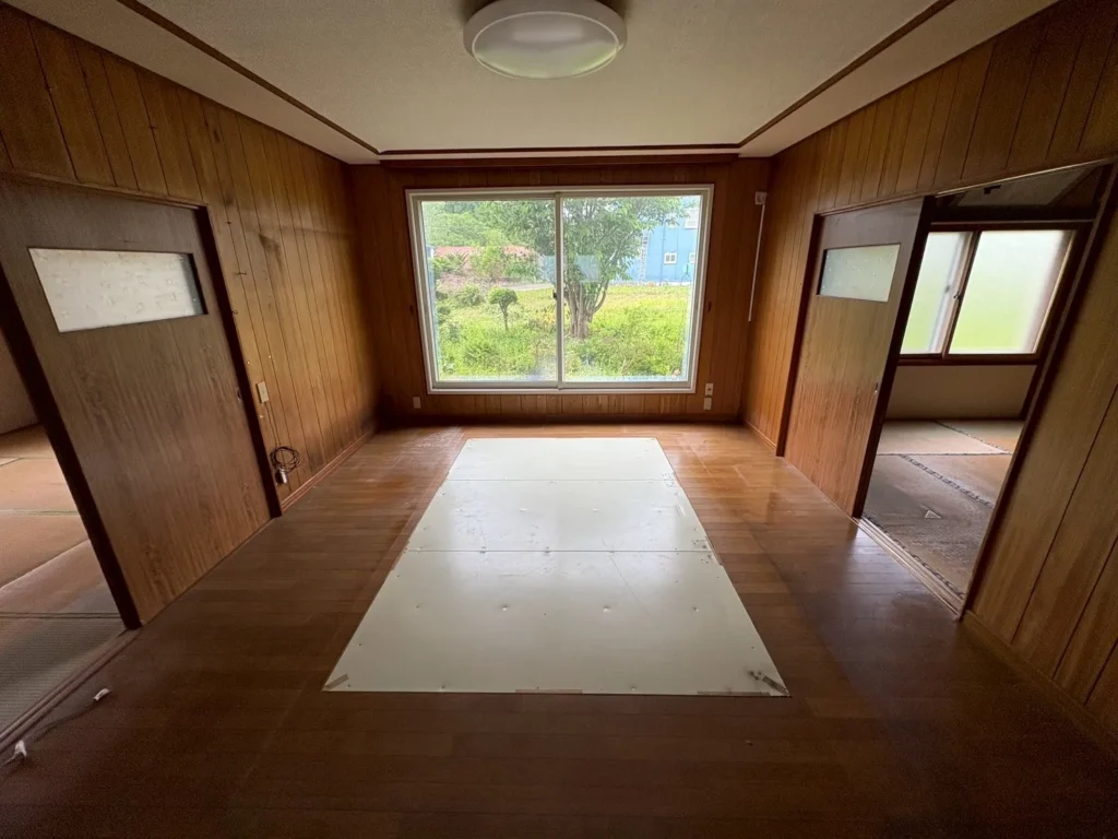 遺品整理後の現場