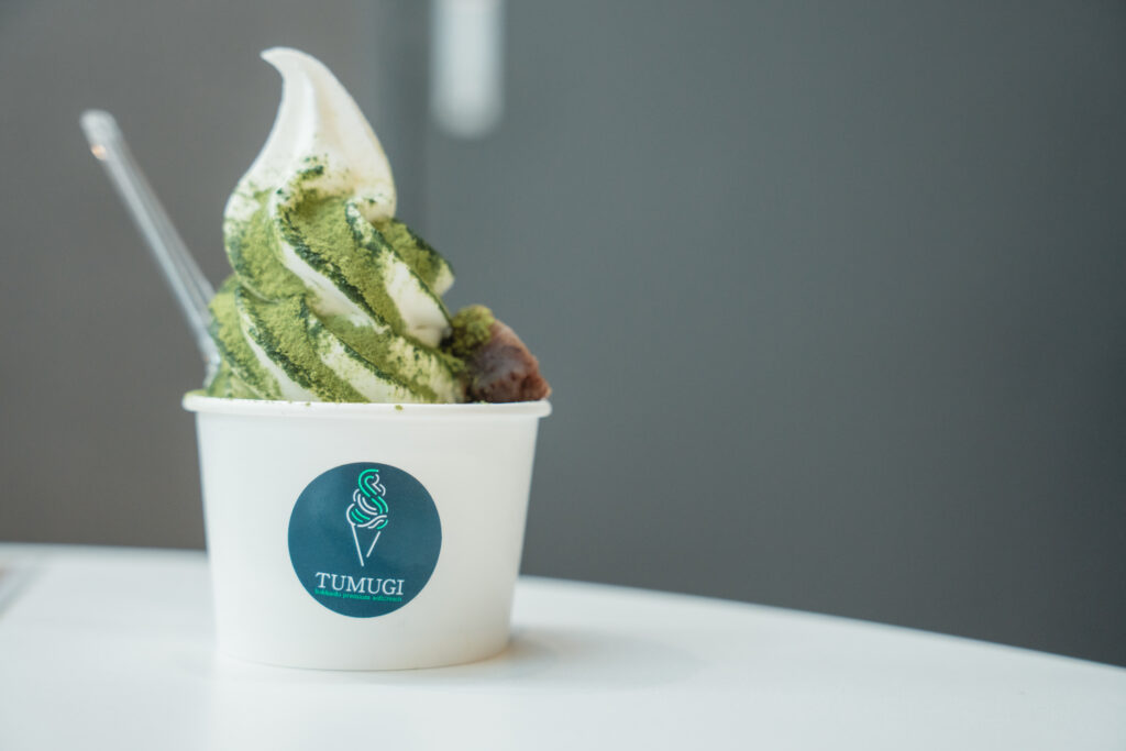 TUMUGIの抹茶パフェ