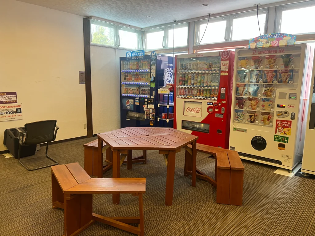 つるつる温泉の休憩所