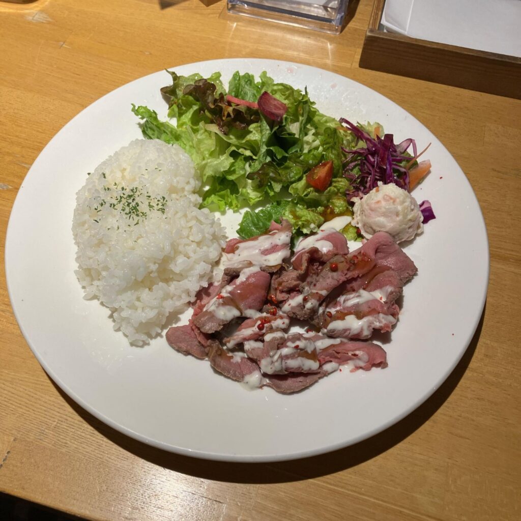 GREEN CAFEのローストビーフ