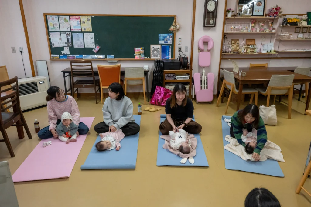 キタミのPHOTO BABY YOGAの様子